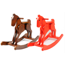Fábrica de suministro de caballo mecedora caballo de madera de juguete de madera